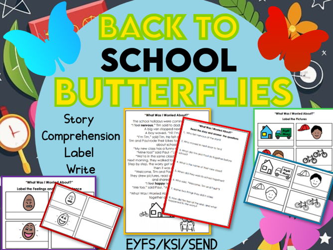 Back to School 'Butterflies'  EYFS & KS1