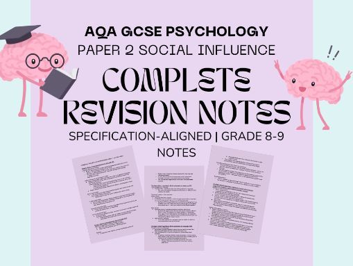 AQA GCSE Psychology – Social Influence Revision Notes