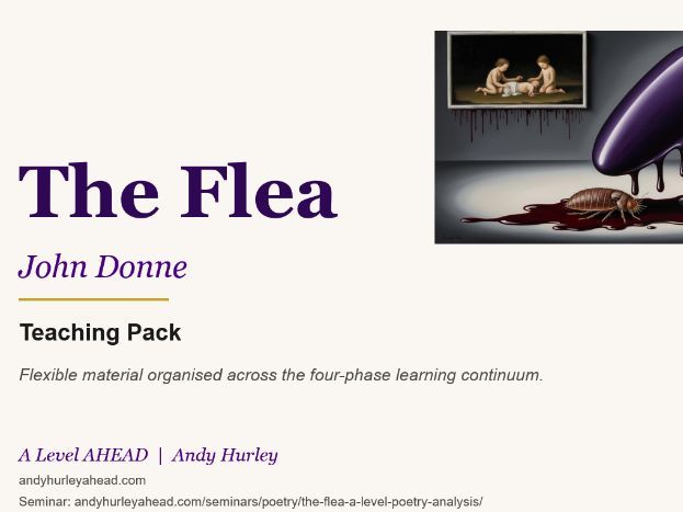 John Donne The Flea Teacher PowerPoint