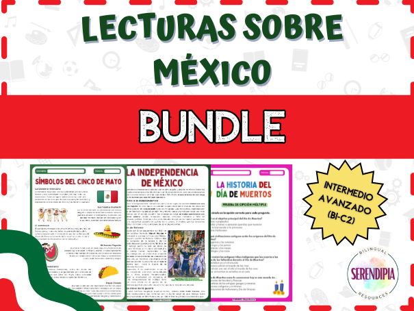 BUNDLE México Lecturas | Mexico Culture Spanish Reading Comprehension Activities