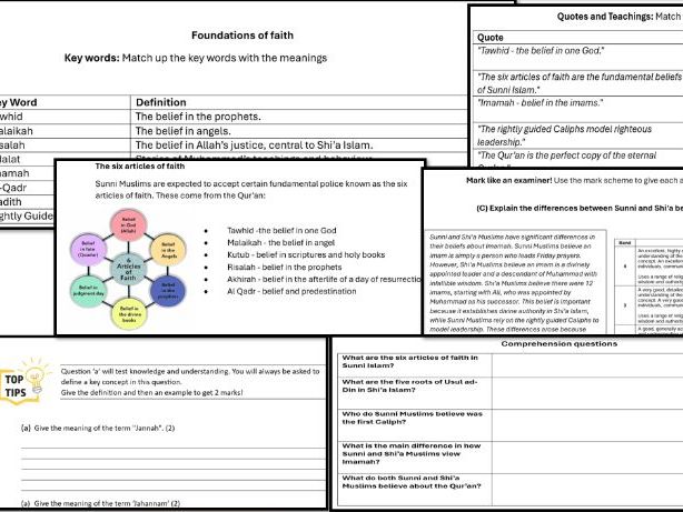 EDUQAS Islam: Foundations of faith revision workbook