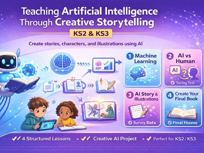 Teaching Artificial Intelligence Through Creative Storytelling – KS3 Unit