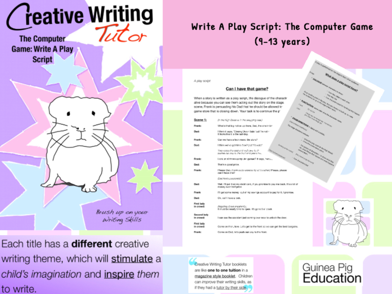 The Computer Game: Write A Play Script (SATS And 11+ Essential Writing ...