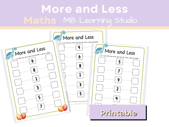 Dinosaur More and Less