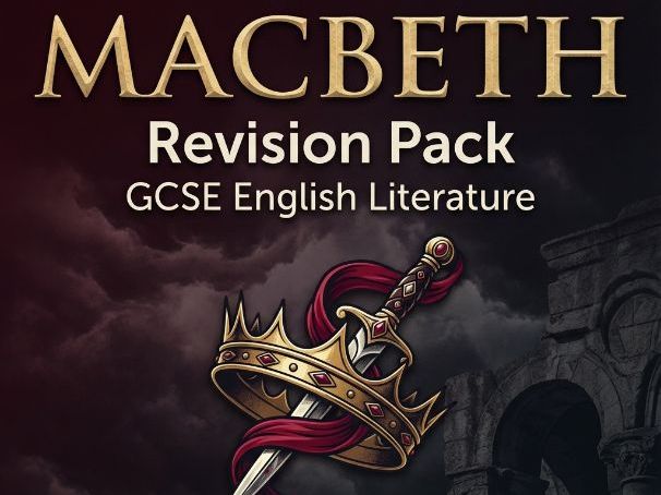 Macbeth Revision Bundle | Characters, Themes & Context | GCSE English Literature