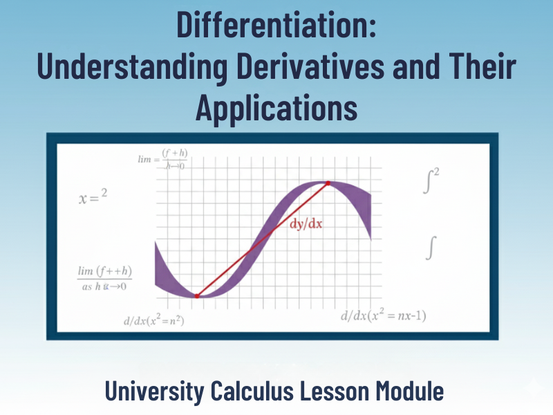 Understanding Derivatives: Real-World Applications of Differentiation