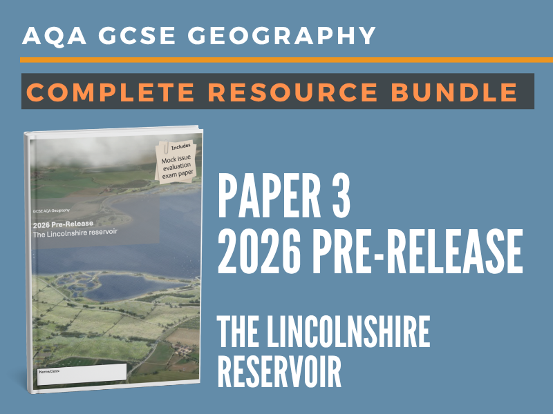 2026 Paper 3 Pre-Release Lessons, Workbooklet, and practice exam: AQA GCSE Geography