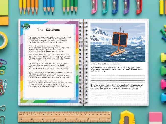 Antarctica creative writing activity