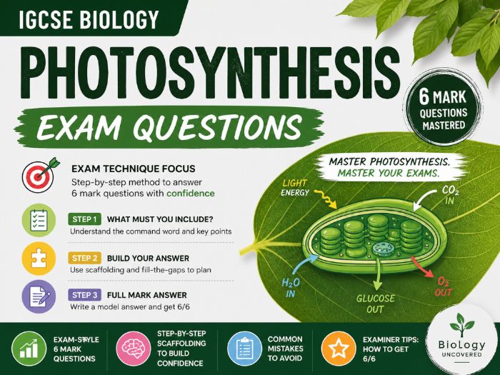 IGCSE Biology Photosynthesis Questions