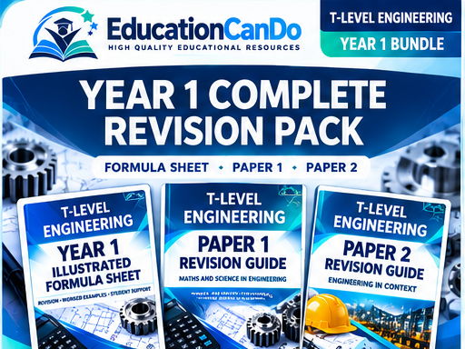 T-Level Engineering Year 1 Complete Revision Bundle | Core Exam Preparation