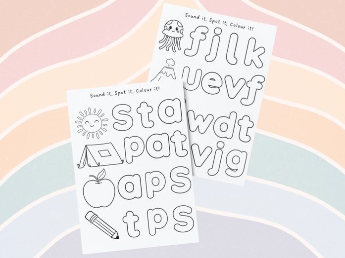 Phonics - Sound it, Spot it, Colour it! Initial Sound