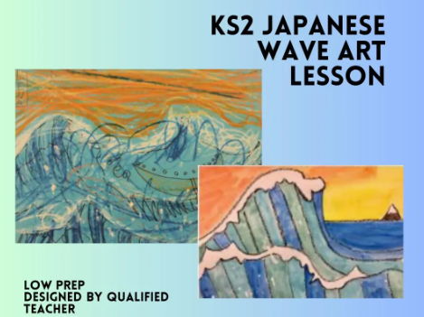 KS2 Japanese Wave Art Lesson | Hokusai Great Wave