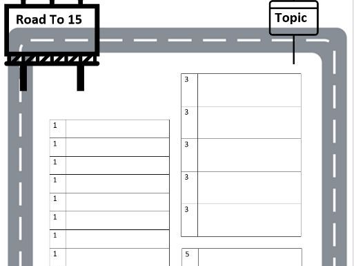 Road to 15 Template