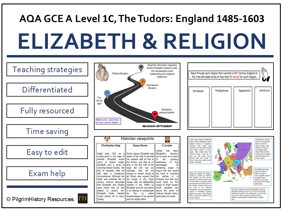 Religion and the Challenges Facing Elizabeth I | AQA A Level History