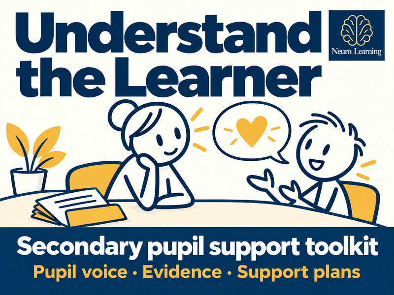 Understanding the Learner Behind the Data | Secondary Pupil Support Toolkit