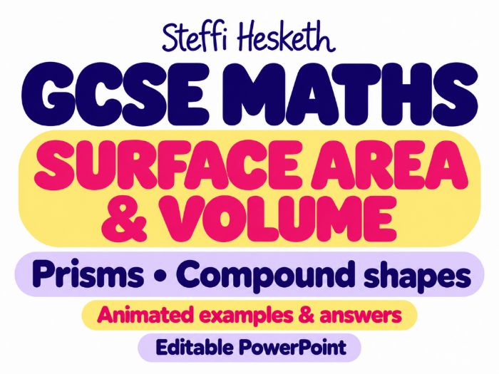 GCSE Maths Surface Area & Volume | Prisms