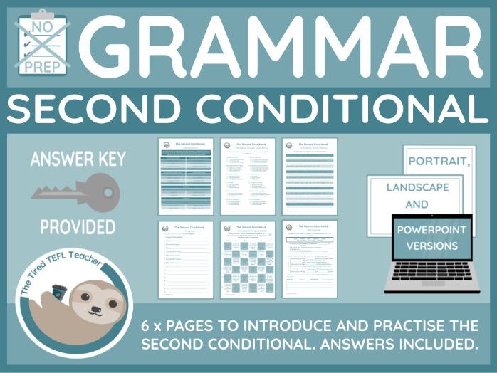The Second Conditional ESL Worksheets (PPT Version Included)