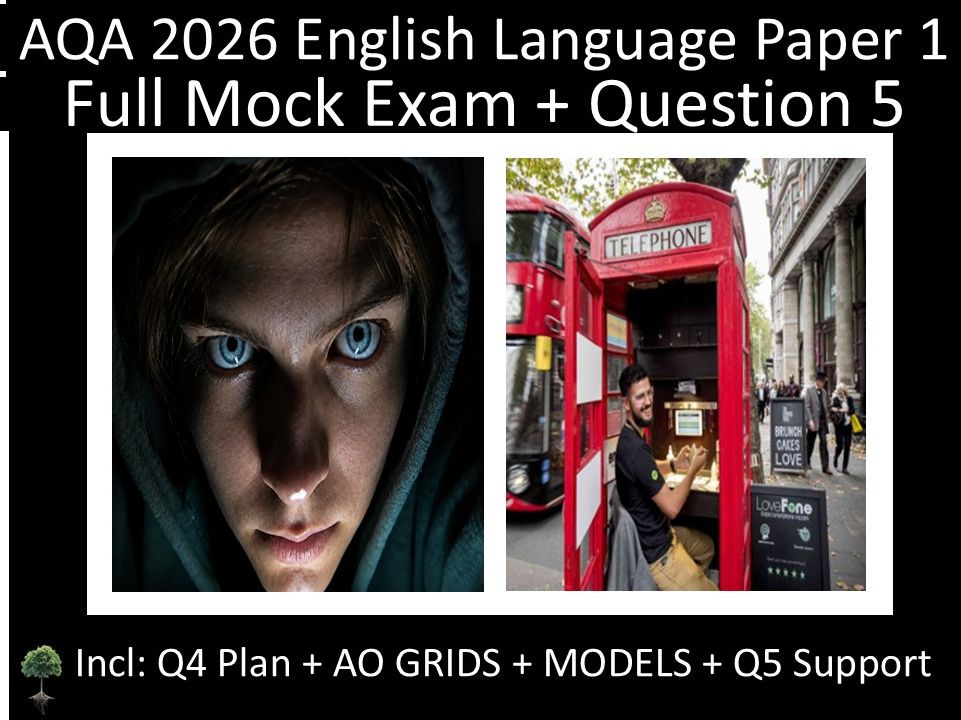 AQA 2026 English Language Paper 1 | Q4 PLAN | AOGRIDS | MODELS + QUESTION 5