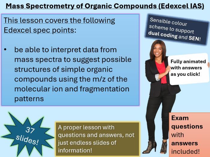 Mass Spectrometry of Organic Compounds | Full Lesson (click for video preview)