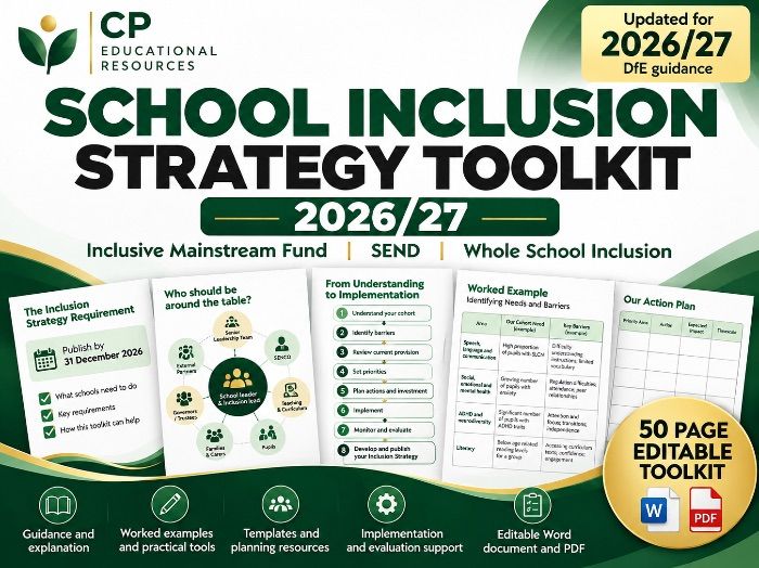 School Inclusion Strategy Toolkit 2026/27