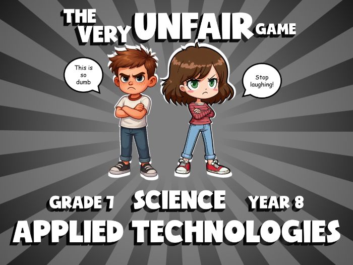 Applied Technologies VERY UNFAIR GAME | No-Prep Year 8 Science Review Activity