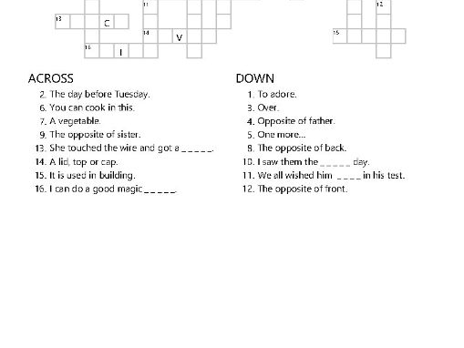 'O' saying 'u' puzzles