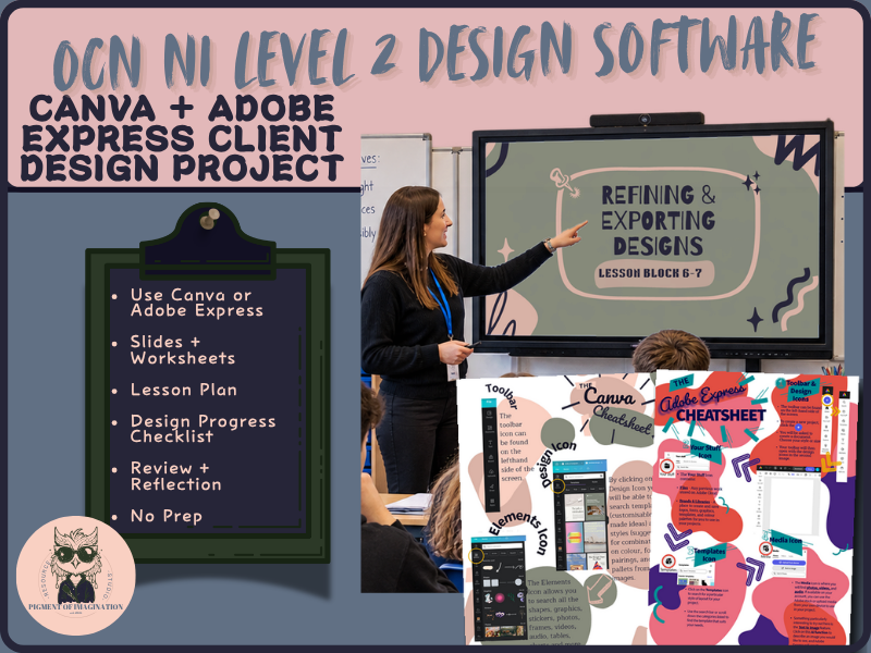 OCN NI Level 2 Design Software: Canva or Adobe Express Client Project