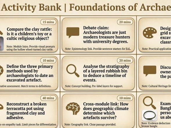 Ancient Israel – Activity and Project Bank (Year 7 History) Lessons and Activities