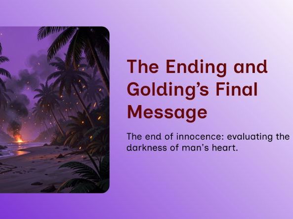 Lord of the Flies – Lesson 12: Irony, Final Messages & Modern Connections