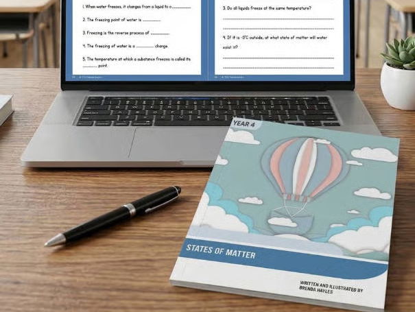 States of Matter Year 4 — Booklet & Workbook Bundle