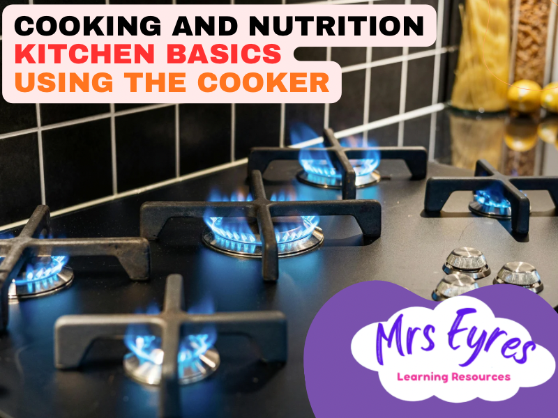 Using the Cooker Lesson Pack for Cooking and Nutrition, Food Technology and Hospitality & Catering