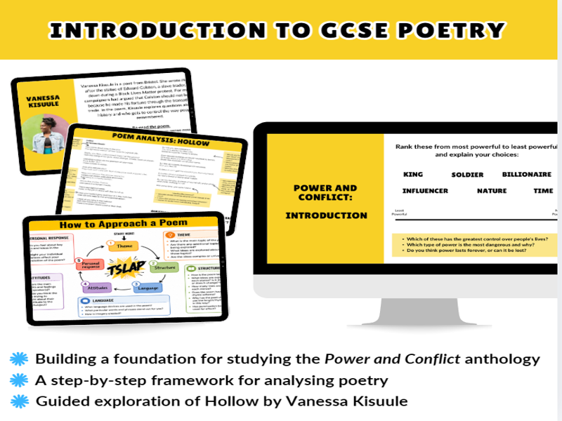 Introduction to GCSE Poetry