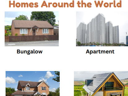 Homes Around the World Display