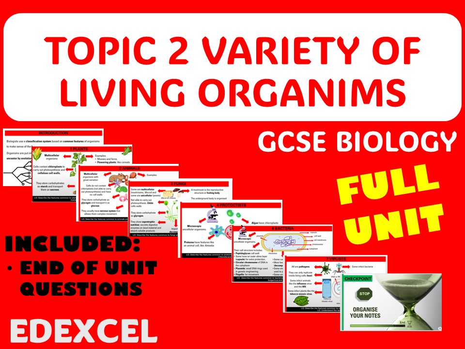 Variety of Life - GCSE FULL UNIT EDEXCEL