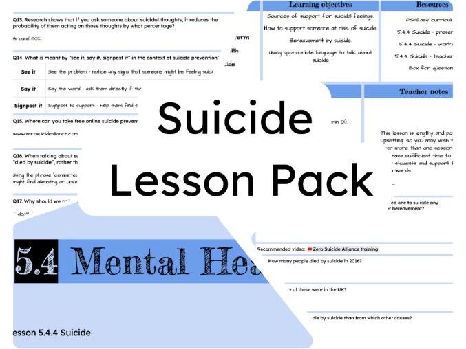 5.4.4 Suicide Lesson Pack
