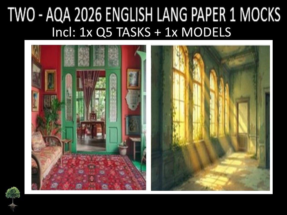TWO - AQA PAPER 1 | 2026 FULL MOCKS | Q5 TASKS | MODELS