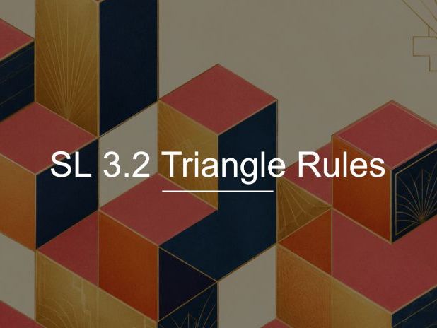 IB Math AI SL 3.2 - Triangle Rules