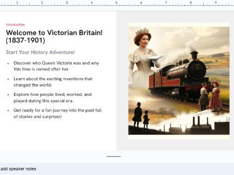 Discovering Victorian Britain - Assembly/Lesson - Informative Powerpoint