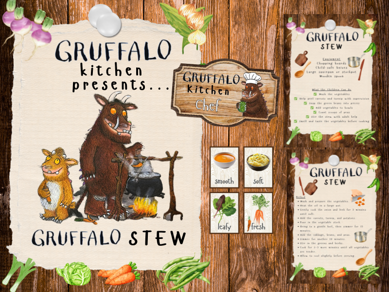 The Gruffalo Granny Stew Activity | EYFS Cooking | Fine Motor Skills, Language & Learning Resource