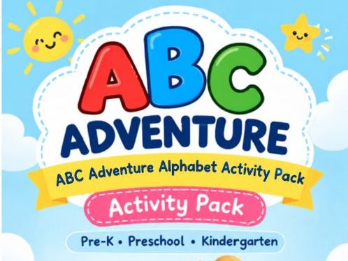 Alphabet Activity Pack with Benny: A-Z Tracing, Matching & Coloring.(Ages 3-5)