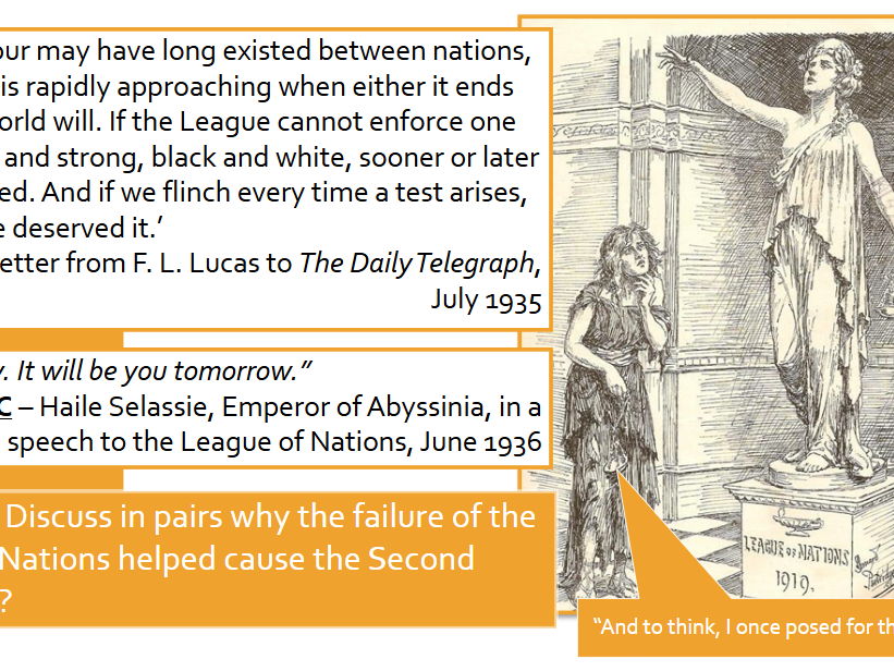 Causes of WW2: The League of Nations