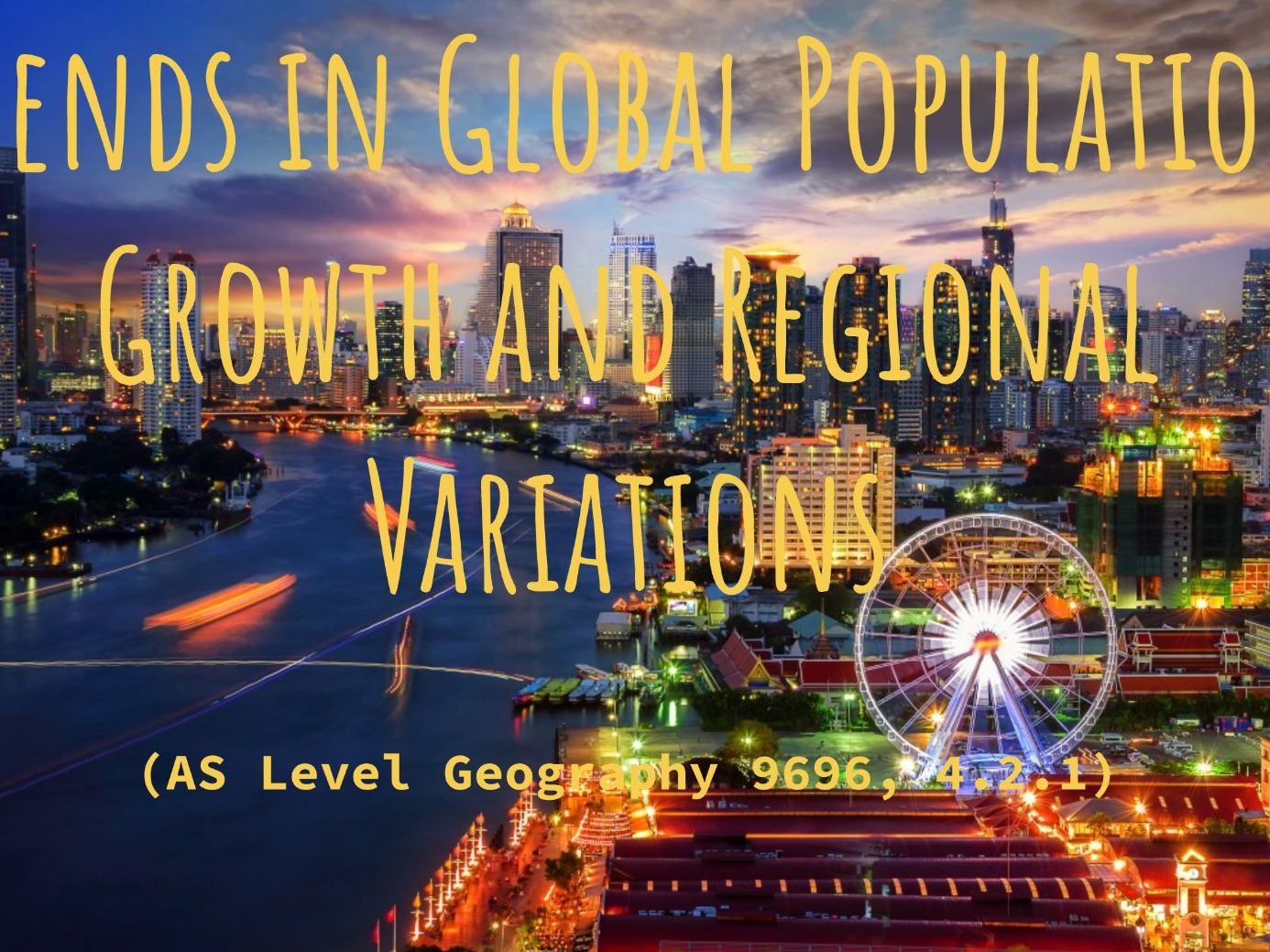 Master the  Cambridge International AS Level Geography (9696) 2027 specifications with this all-inclusive pack for Subunit 4.1: Global Population.