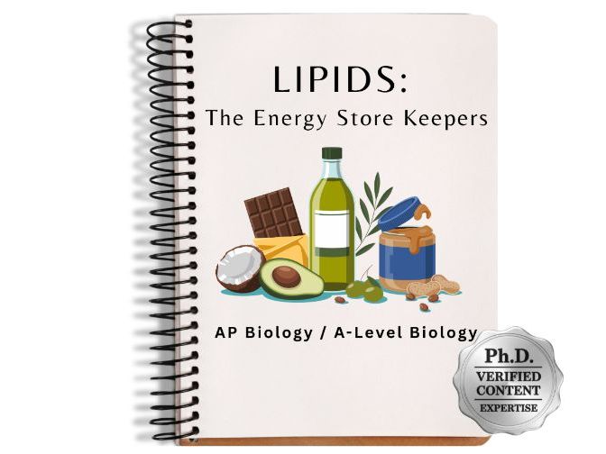 AP / A-Level Biology: Lipid Slide Deck & Reference Materials