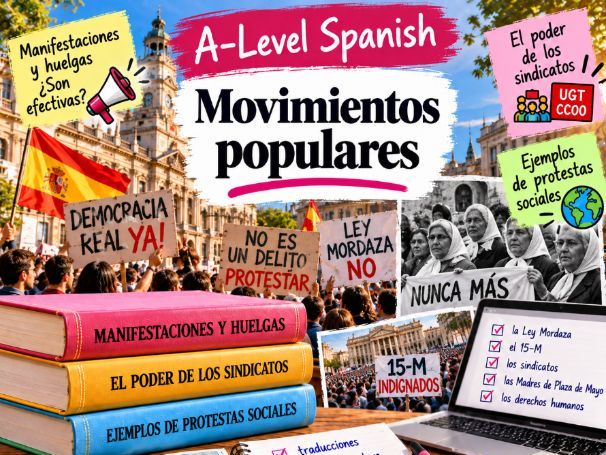 A Level Spanish Movimientos Populares_Translation and Grammar Practice