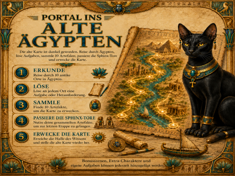 DAS ALTE ÄGYPTEN – Interaktives Lernabenteuer