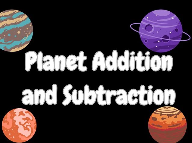 Planet Addition and Subtraction (within 20)