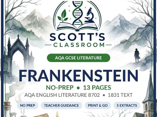 Frankenstein GCSE Revision Workbook