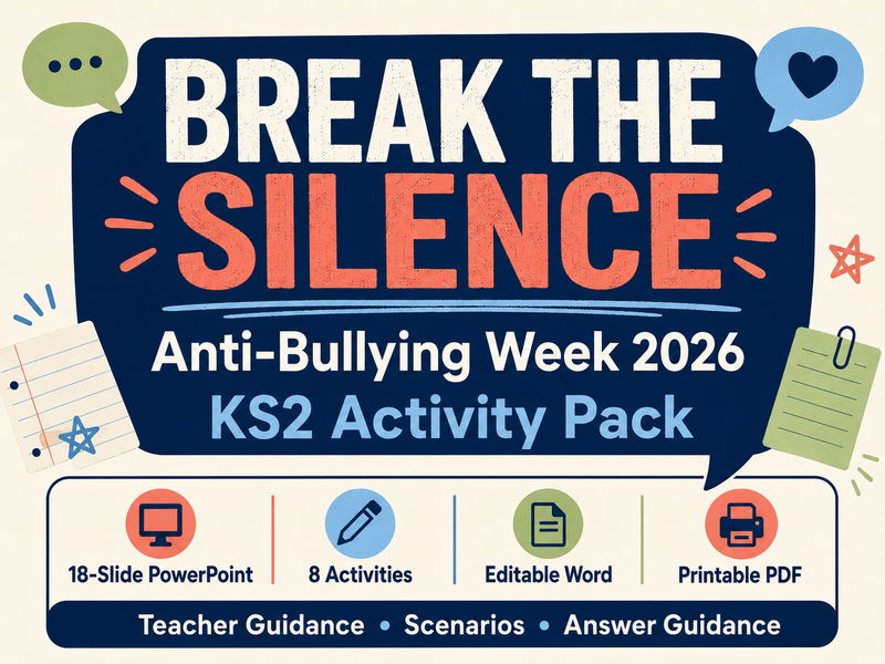 Anti-Bullying Week 2026 KS2 Activity Pack
