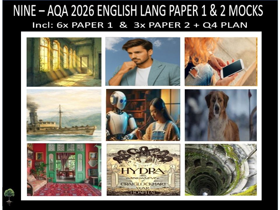NINE - AQA PAPER 1 & 2 | 2026 FULL MOCKS | Q4 PLAN