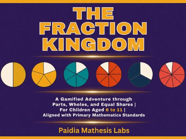 The Fraction Kingdom : A Gamified Fraction Mission | Printable Math Workbook
